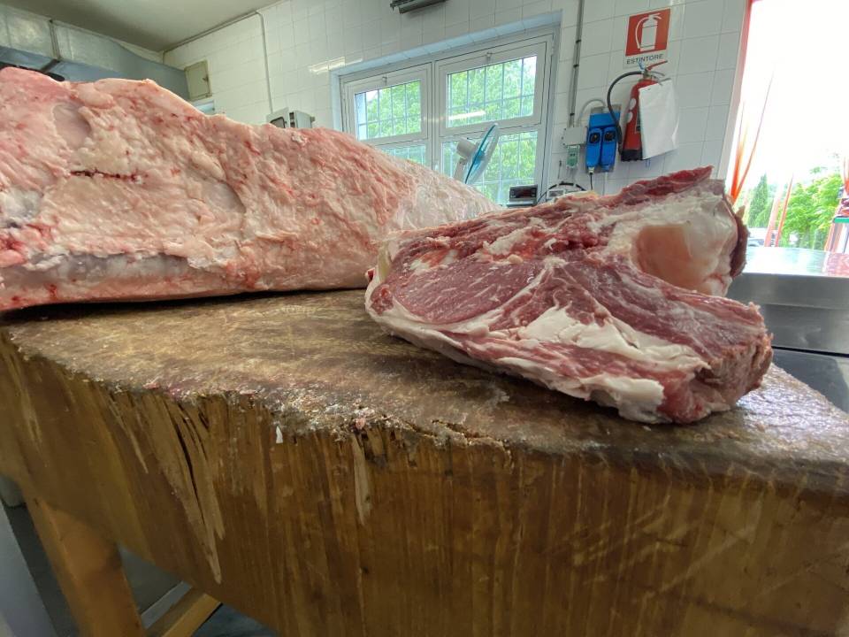 taglio di carne in primo piano