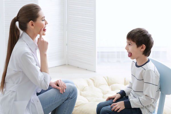 Child In Speech Therapy