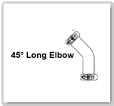 45º Long Elbow Pipe