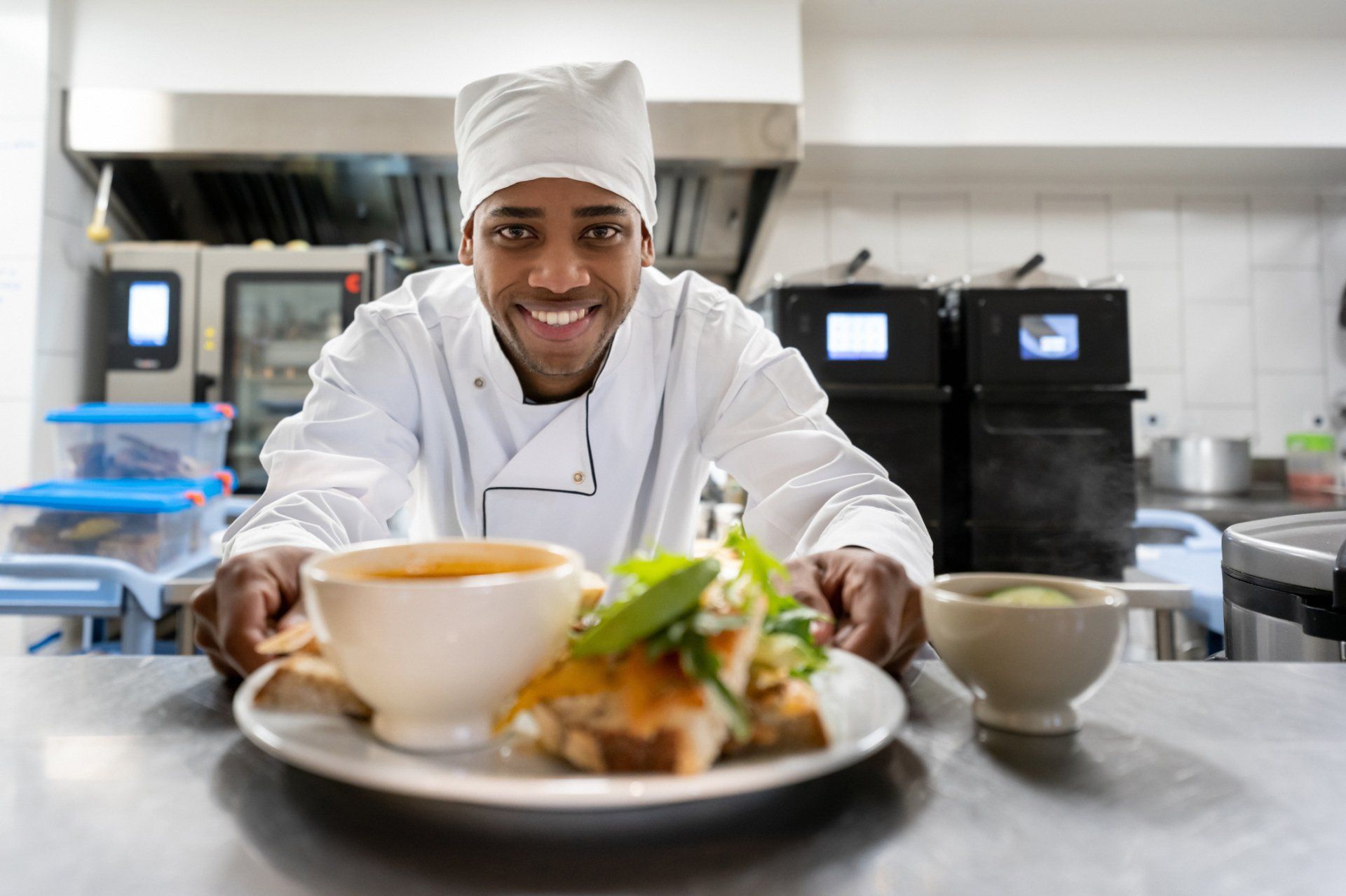 Chef Serving a Plate – Sebastopol, CA – ATC Food Safety