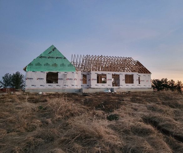 A House Is Being Built In The Middle Of A Field - Owingsville, KY - Withrow Builders