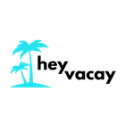 A logo for a company called hey vacay 