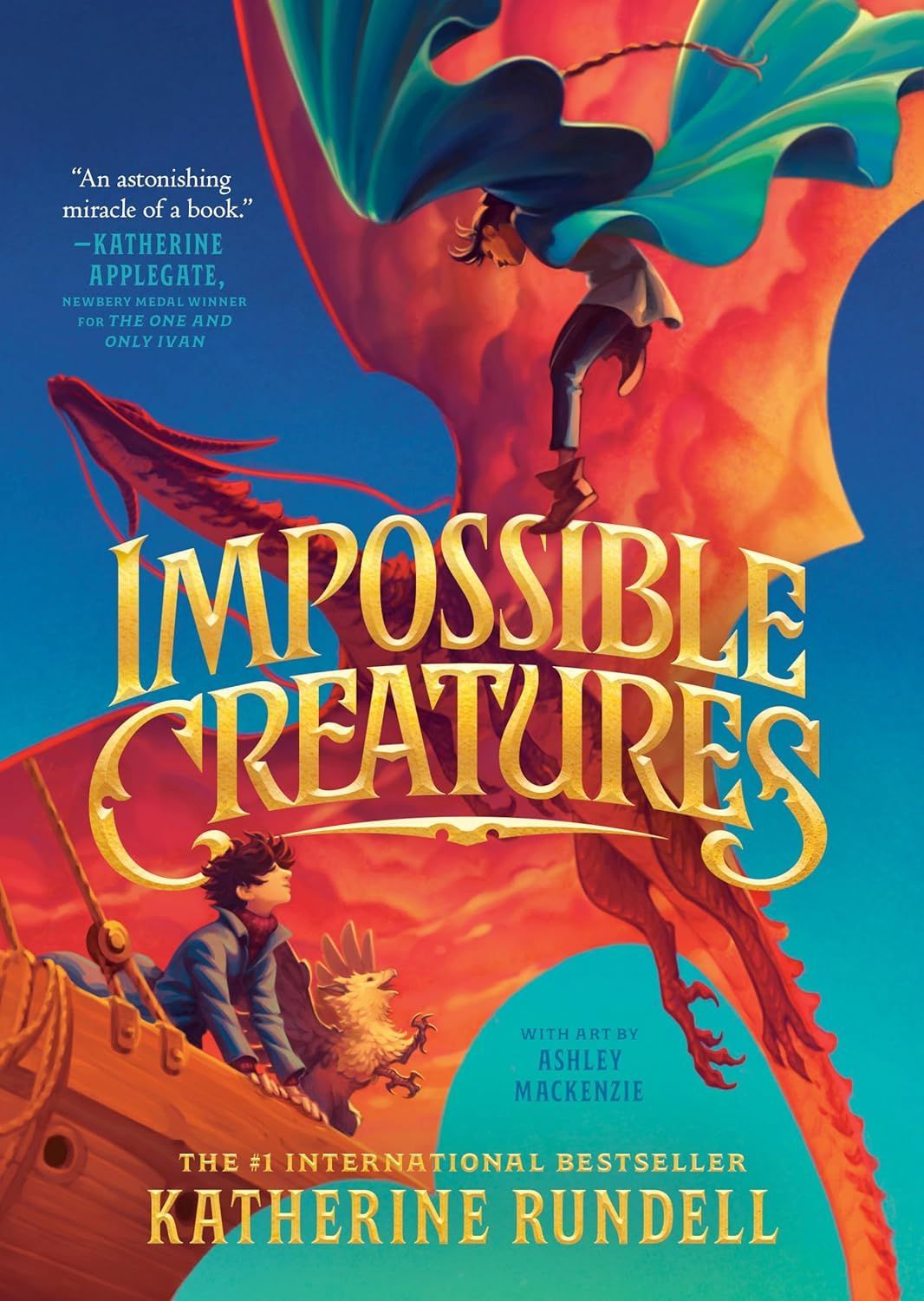 A book called impossible creatures by katherine rundell