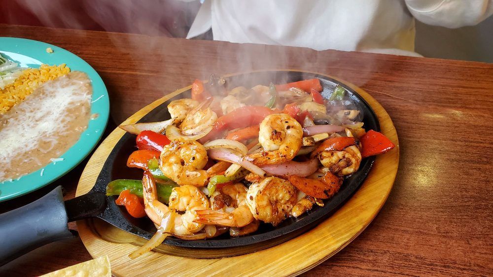 shrimp fajitas
