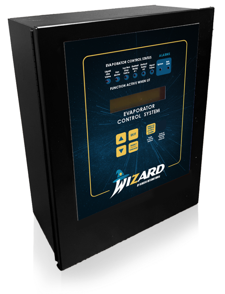 A wizard evaporative control system is shown on a white background.