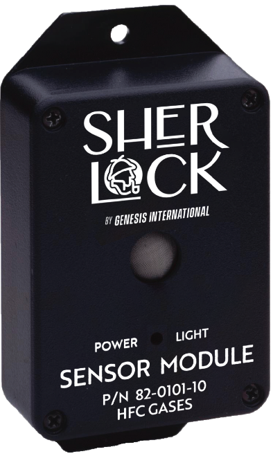 A black box that says sher lock on it
