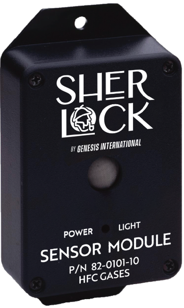 A black box that says sher lock on it