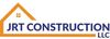 JRT Construction logo with an orange house outline, the company's name in blue, and "LLC".