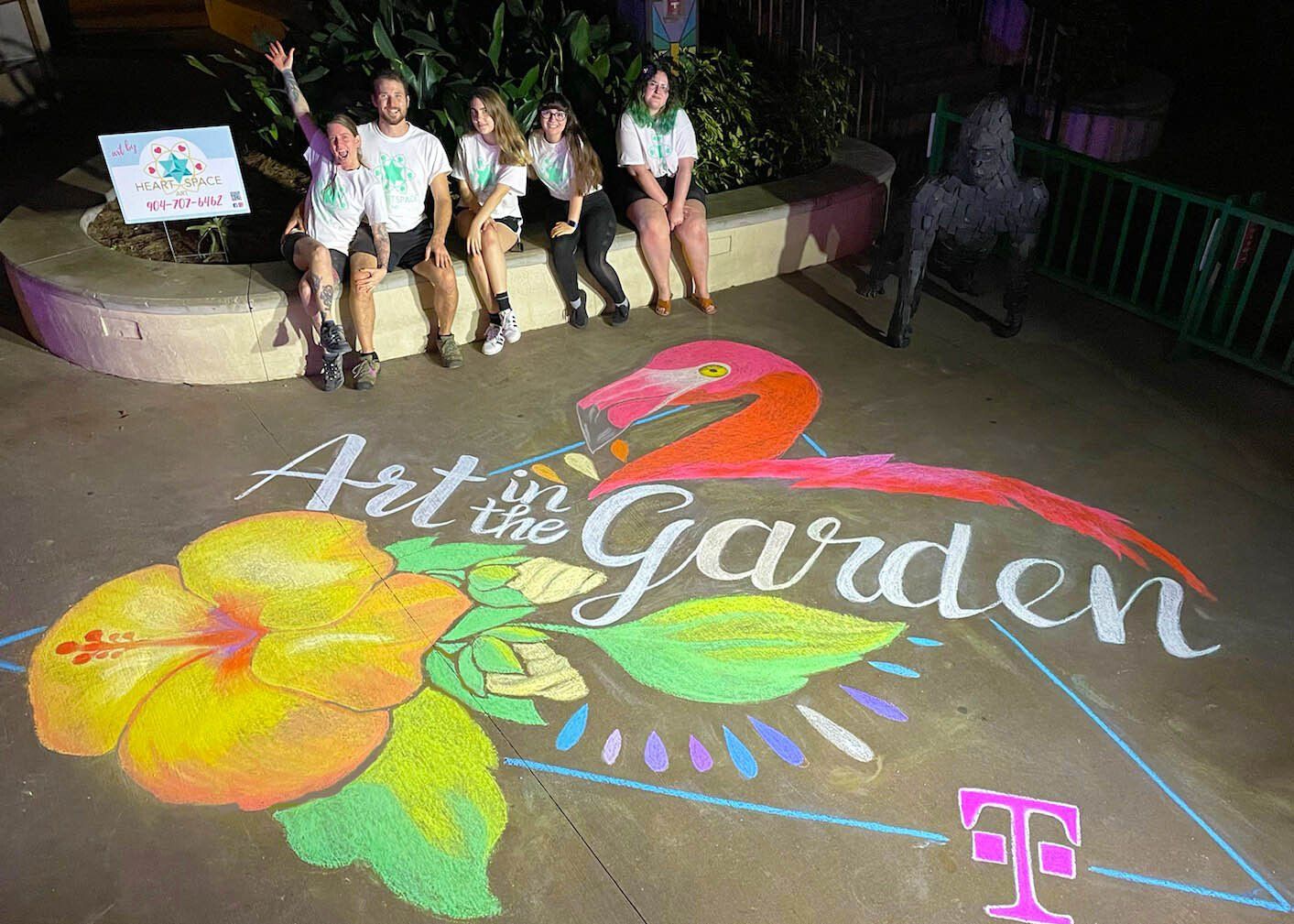 Art in the Garden Mural | Jacksonville, FL |  Heartspace Art