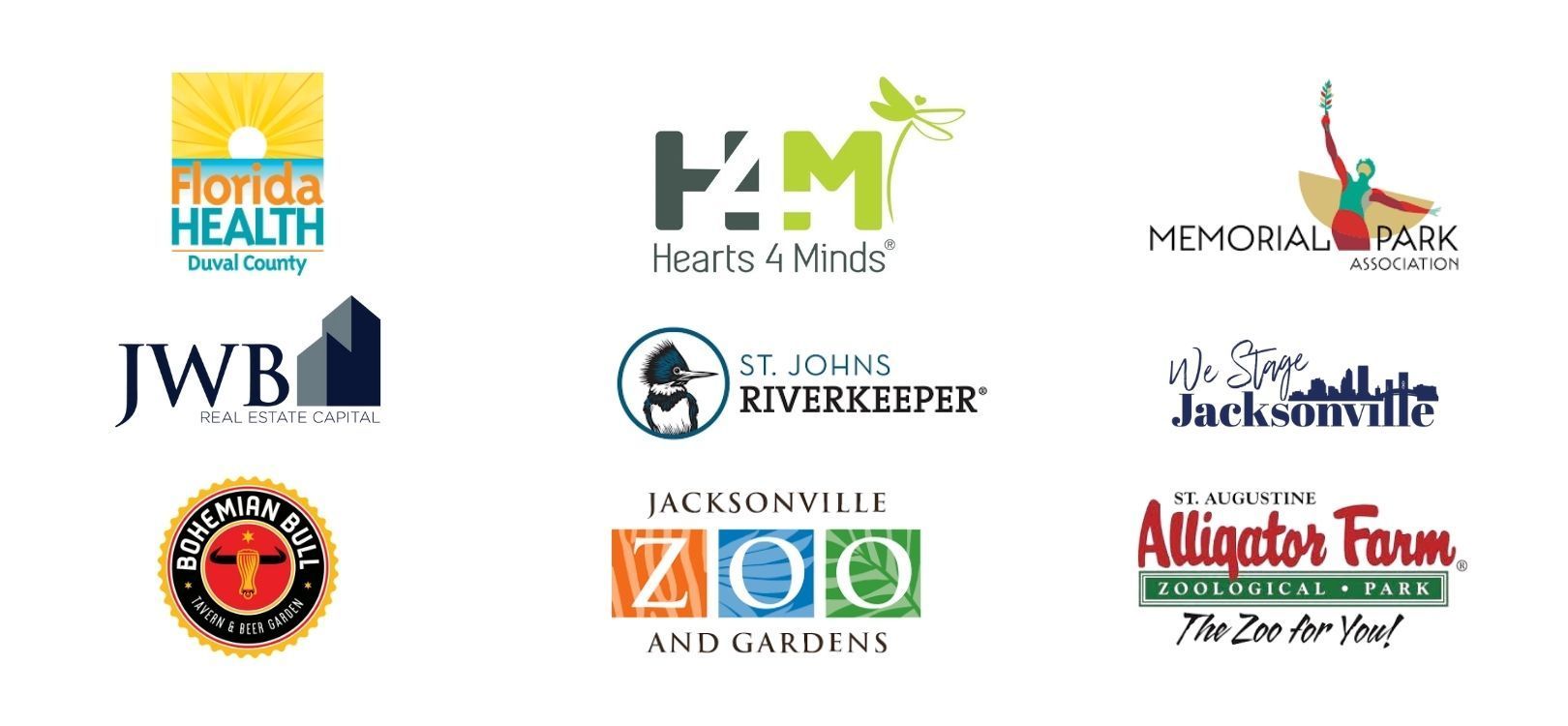 Heartspace Art Client logos