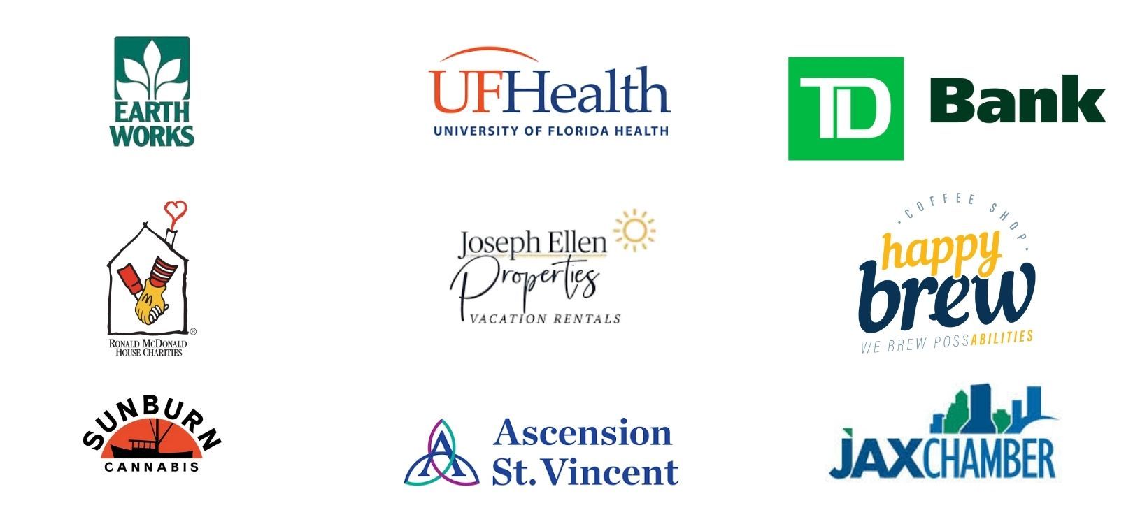 Heartspace Art Client logos