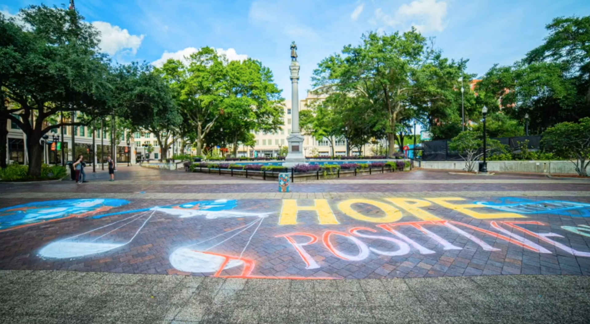 Chalk Mural with A Message | Jacksonville, FL | Heartspace Art