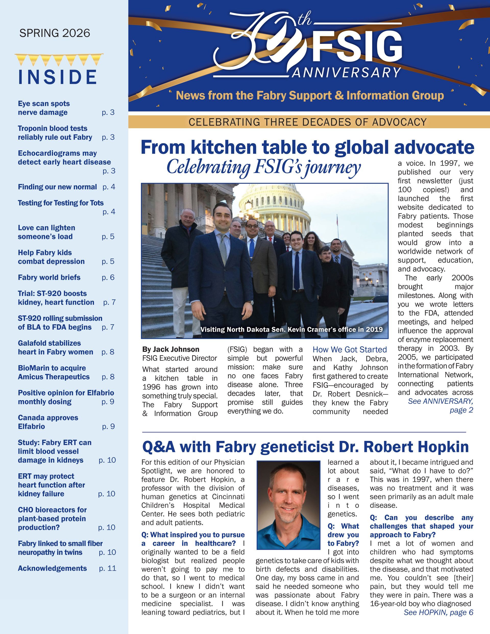 Newsletter headline: 