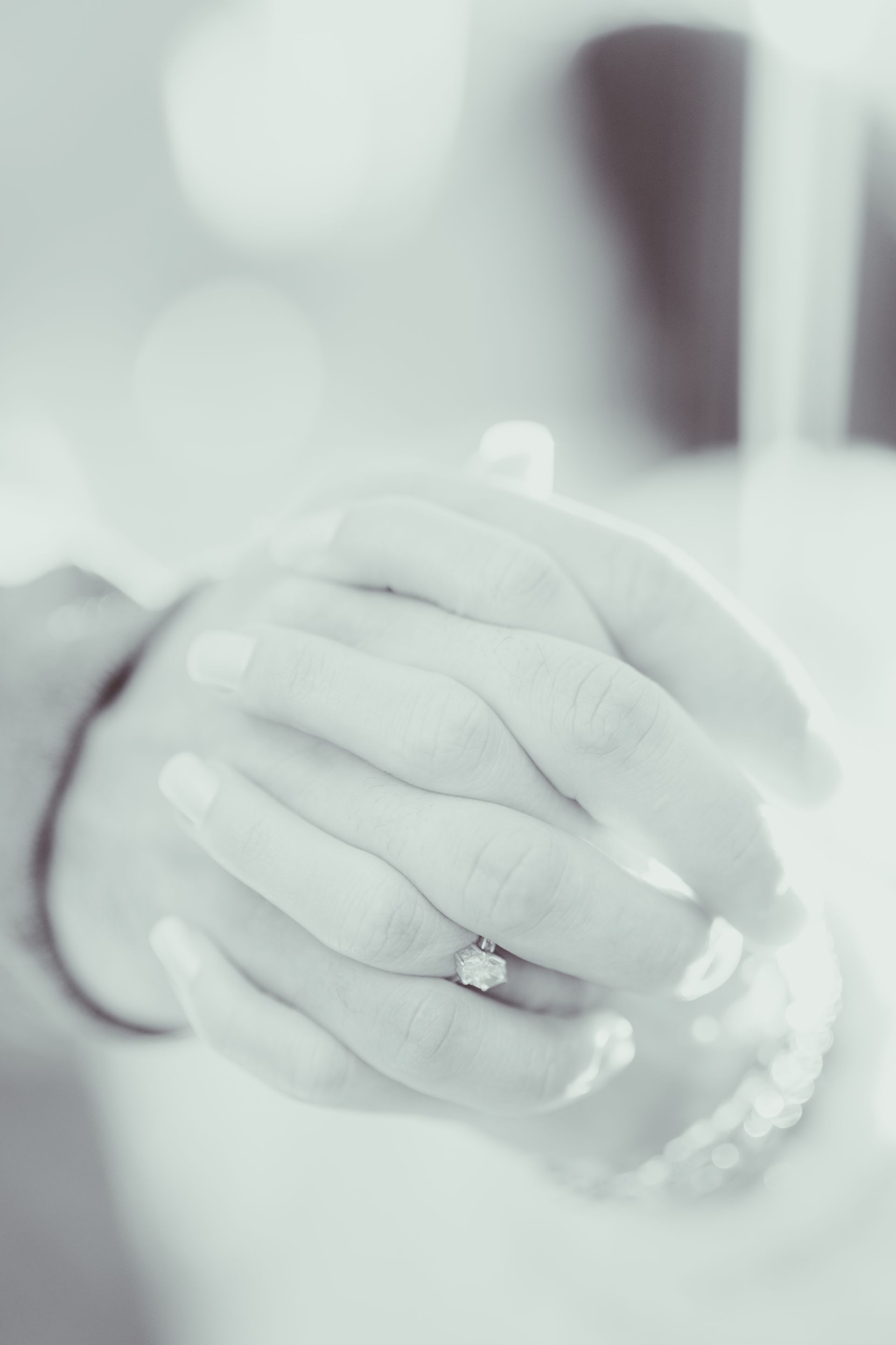 A man and a woman are standing next to each other in a garden in Columbus Ohio.