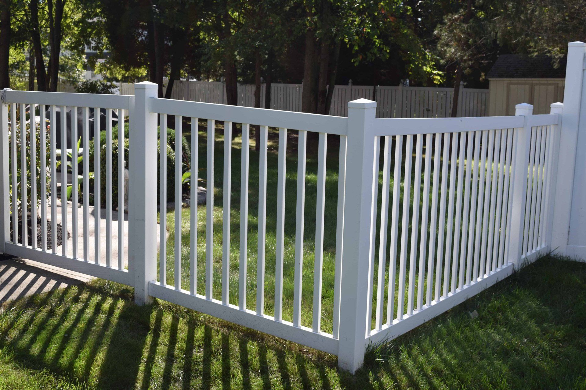 Vinyl fencing styling options