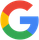 Google logo: a colorful letter