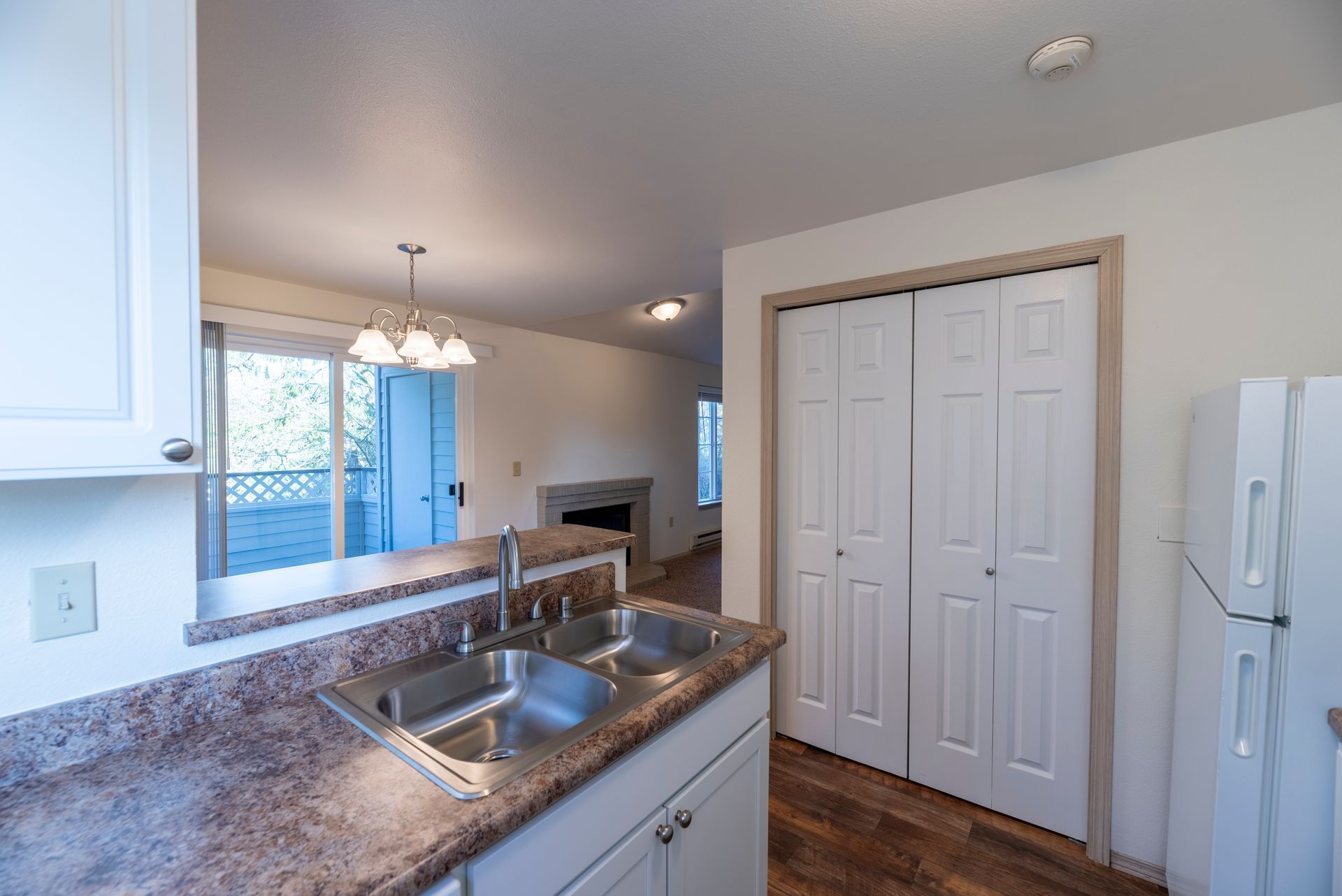 Kitchen with large pantry