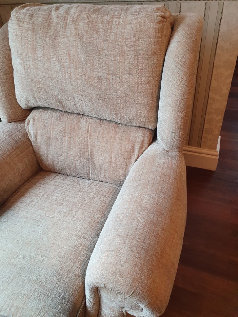 clean sofa