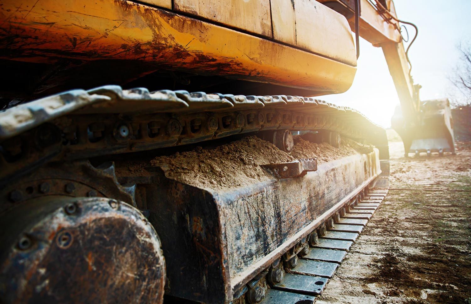 Excavator Digging the Soil