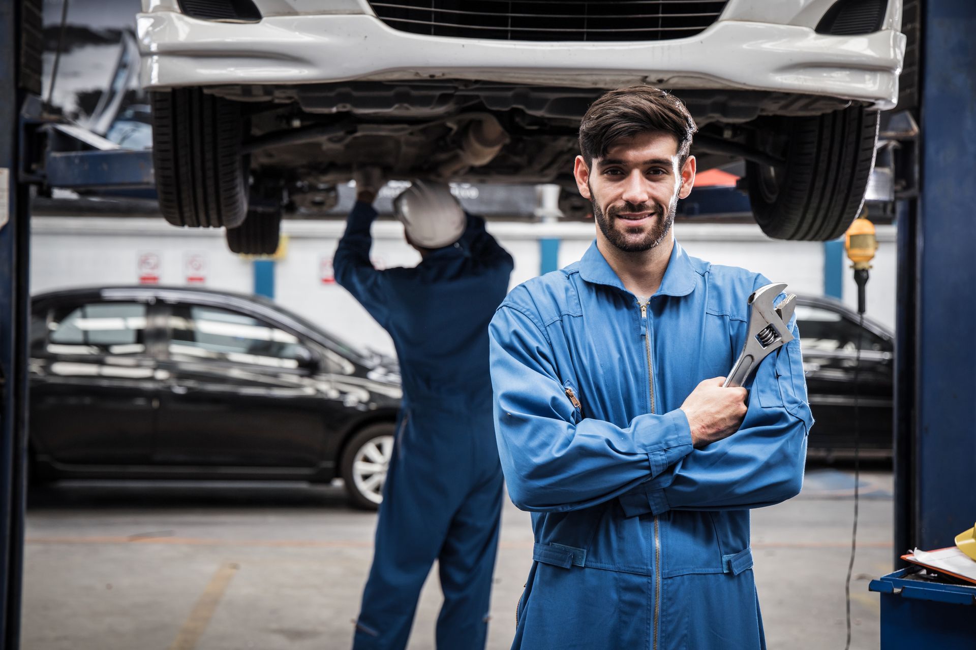 Man Standing With a Wrench on His Hand | Sumner, WA | Gas and Diesel LLC