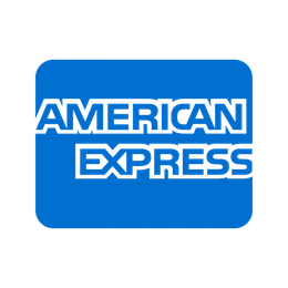 Replacementzone Plumbing - The american express logo is blue and white on a transparent background.