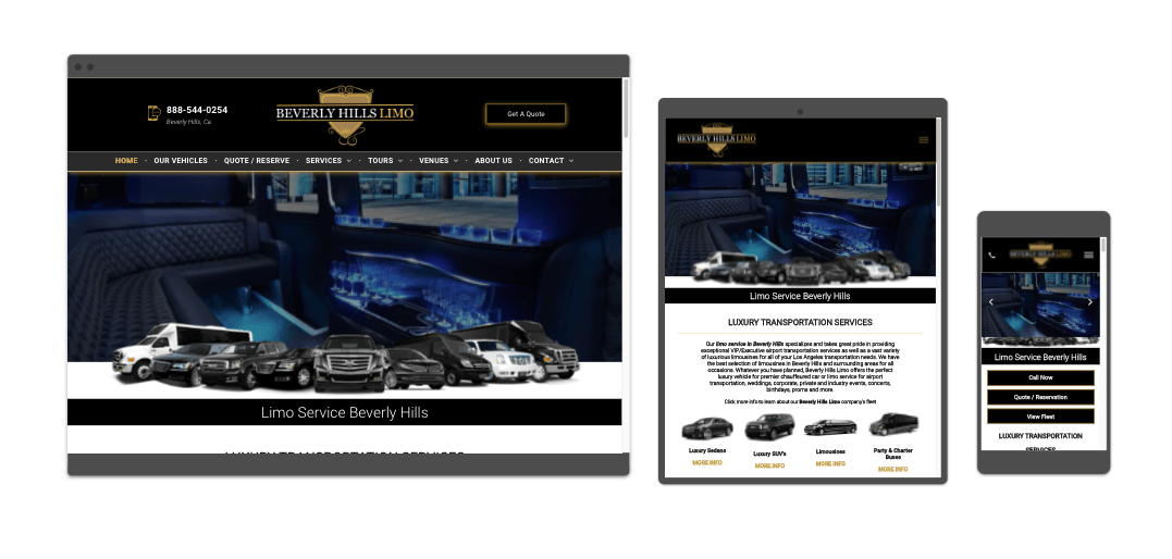 beverly hills limousine service company