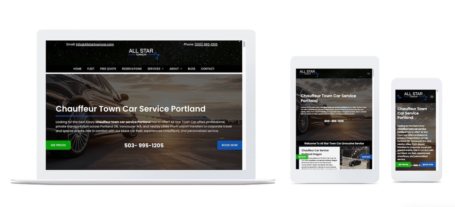 limo car service company Portland Oregon