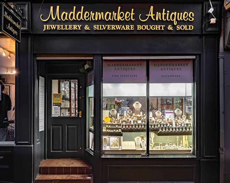 Entrance to Maddermarket Antiques