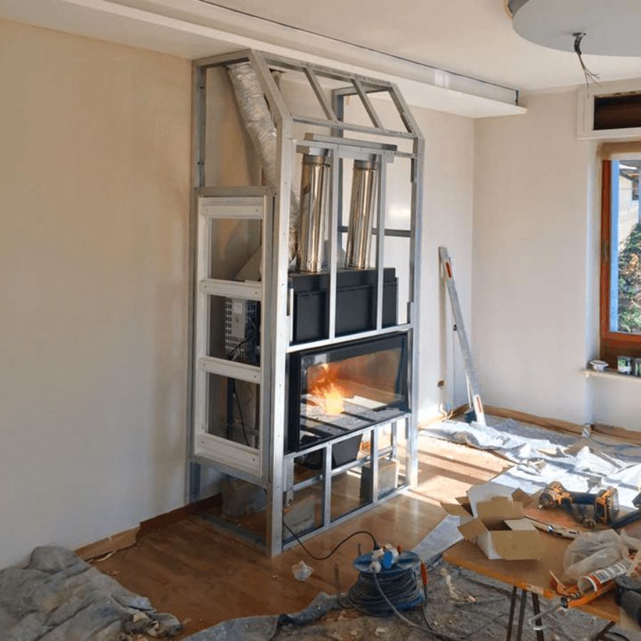 Imbiancatura di una casa