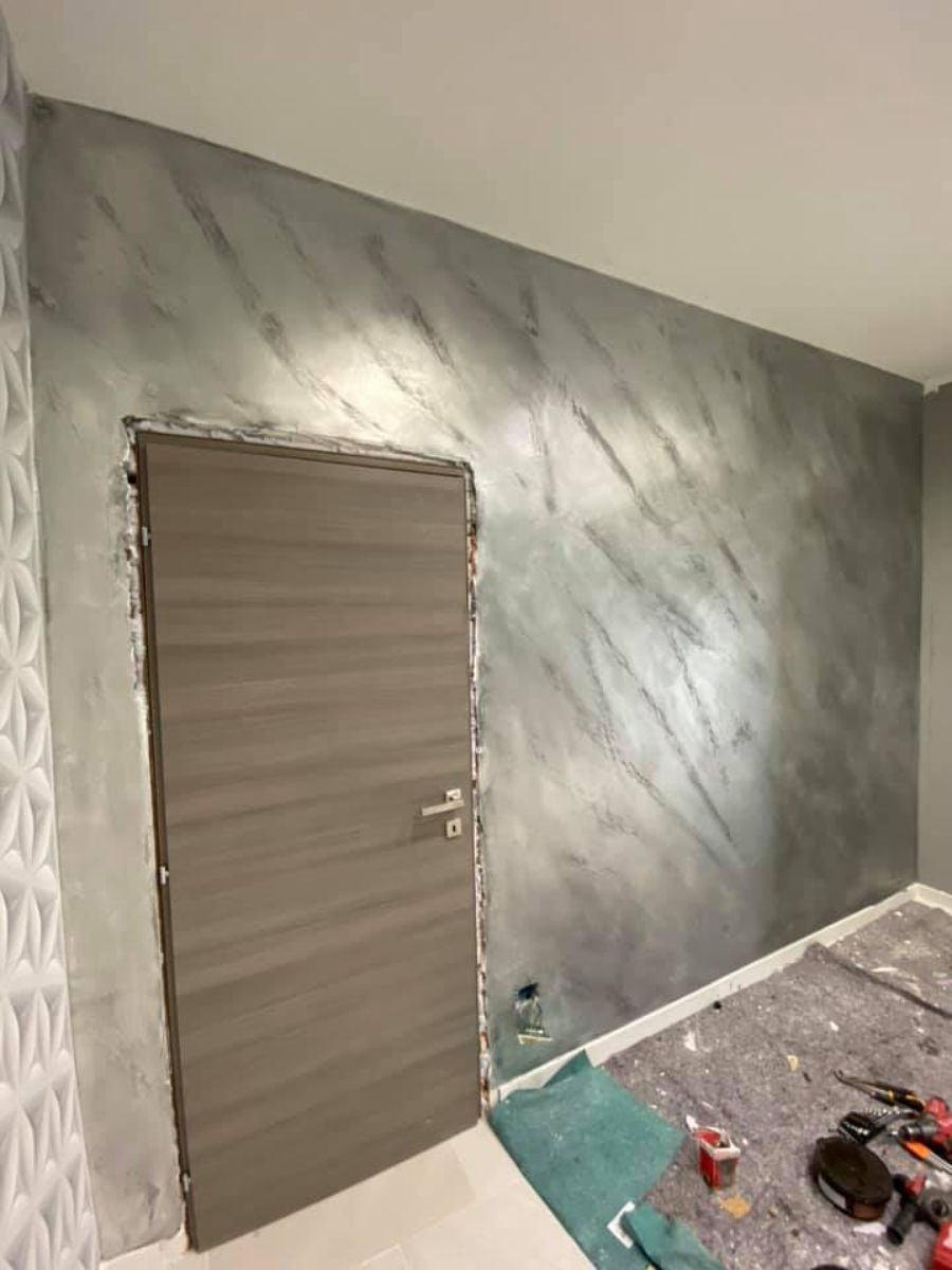 Parete effetto lucido