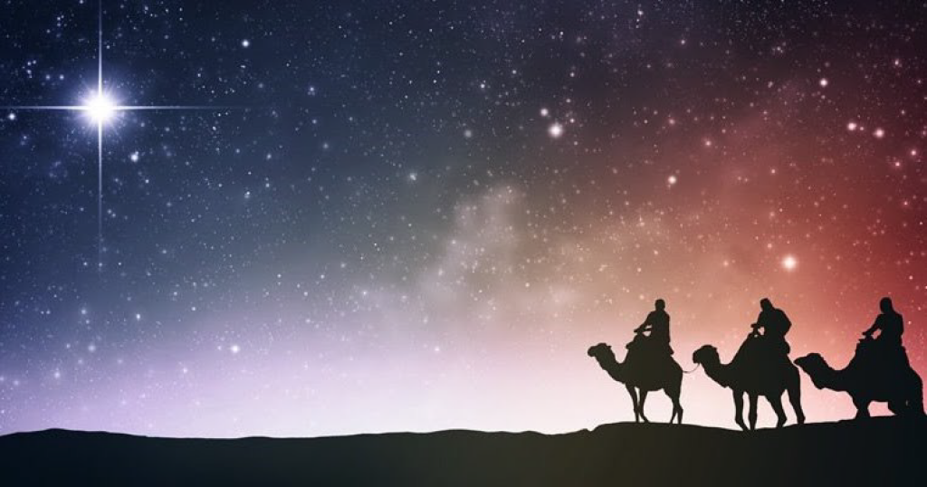 Magi Following the Star