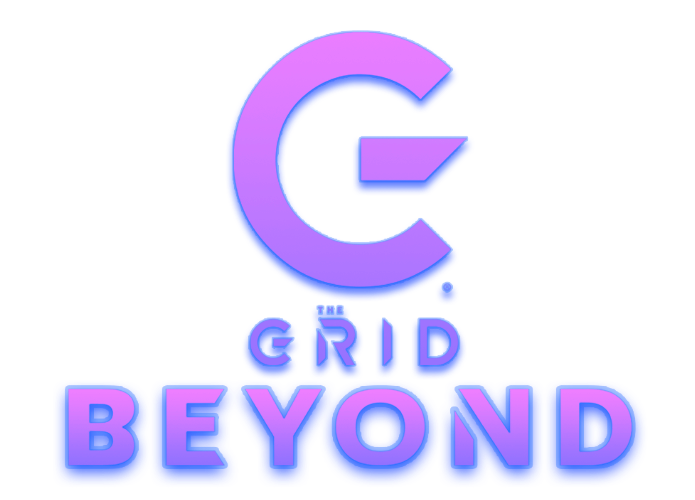 GRID BEYOND VR arena logo at The Grid entertainment center Pleasant Grove Utah