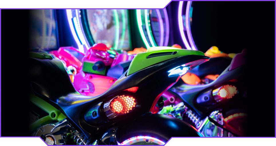 Grid Arcade games including gun shooters pinball and ticket winners at The Grid entertainment center Pleasant Grove Utah