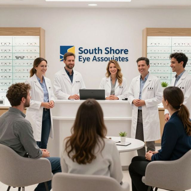South Shore Eye Associates optical dispensary — wide selection of frames in North Easton