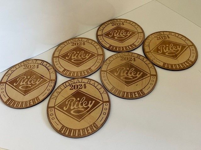 Riley coasters from Bundaberg rally