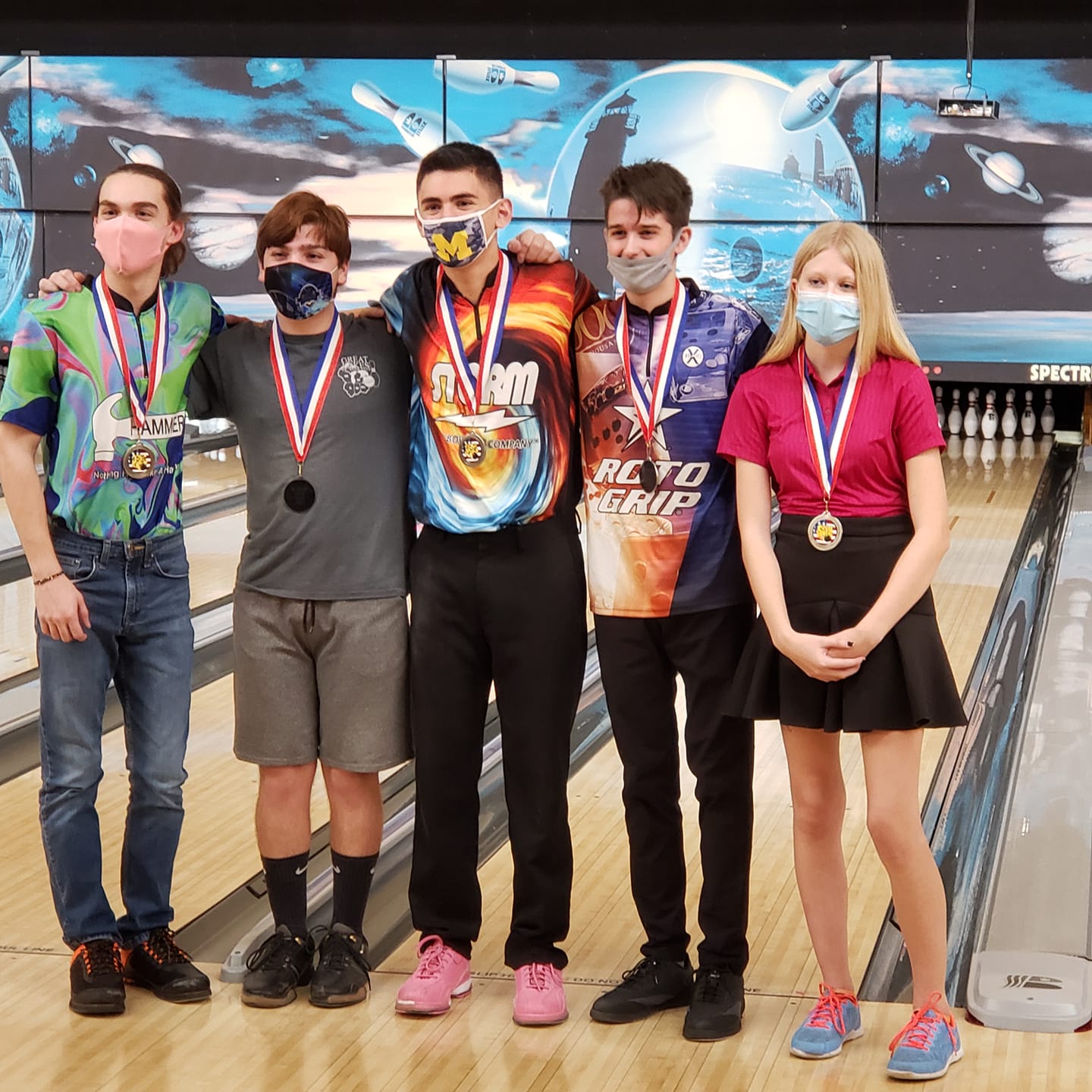 Youth Bowling Wyoming, MI Spectrum Entertainment Complex