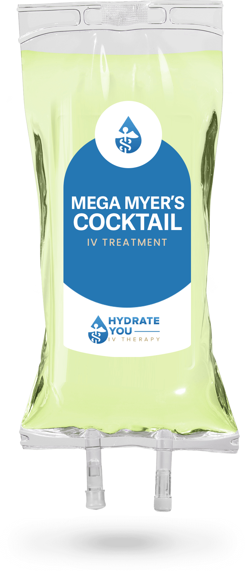 A pink bag of mega myers cocktail iv treatment.