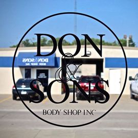 A logo for don & sons body shop inc | Don & Sons Body Shop