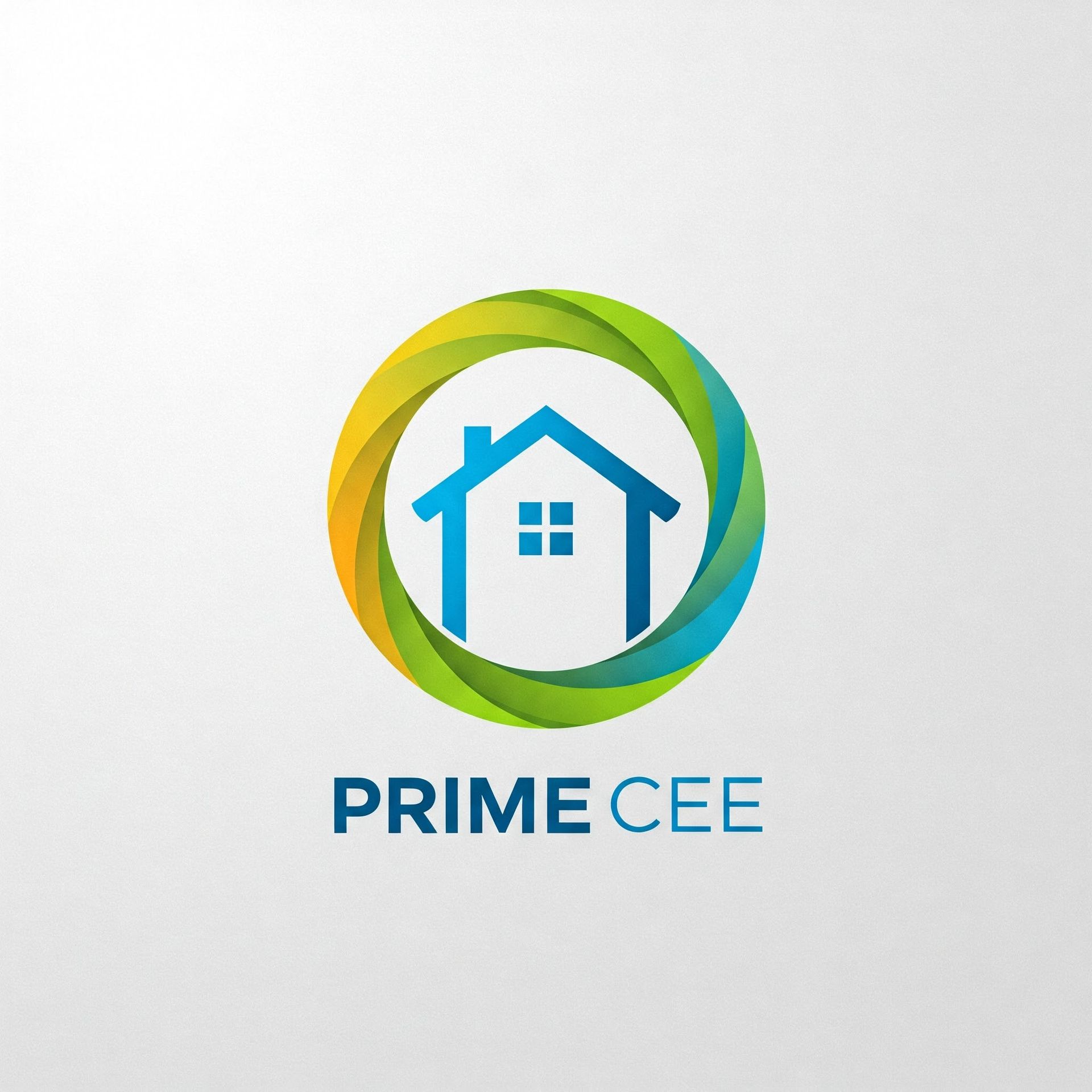 Un logo pour Prime CEE avec une maison dans un cercle