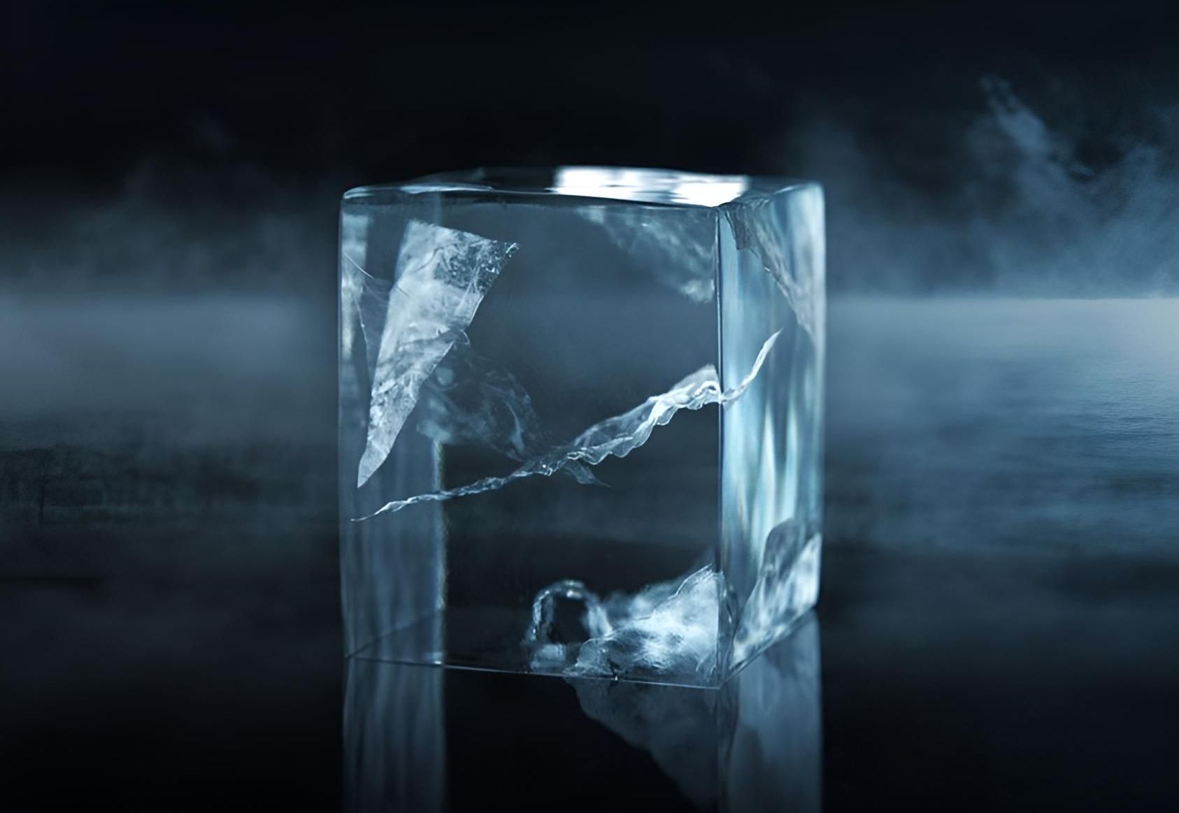 A Cube of Ice With the Words Much More Than Just a Cube Below It — Eureka Water & Filtration In Mount St John, QLD