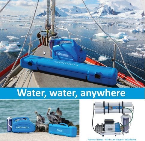 A Boat With The Words Water Water Anywhere On It — Eureka Water & Filtration In Mount St John, QLD