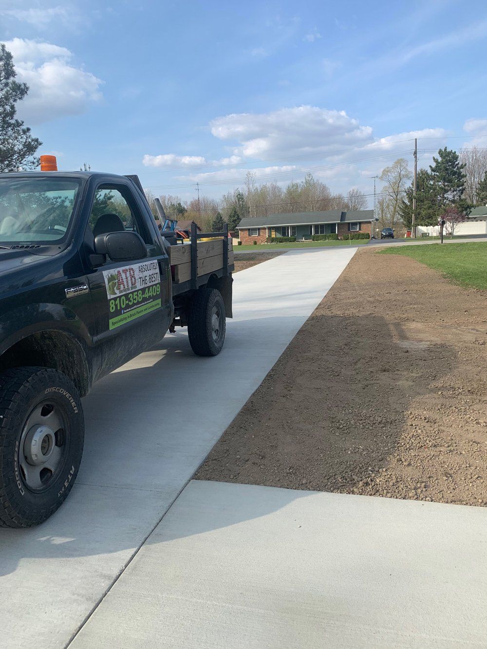 Lawn Regrading and Sod Installation