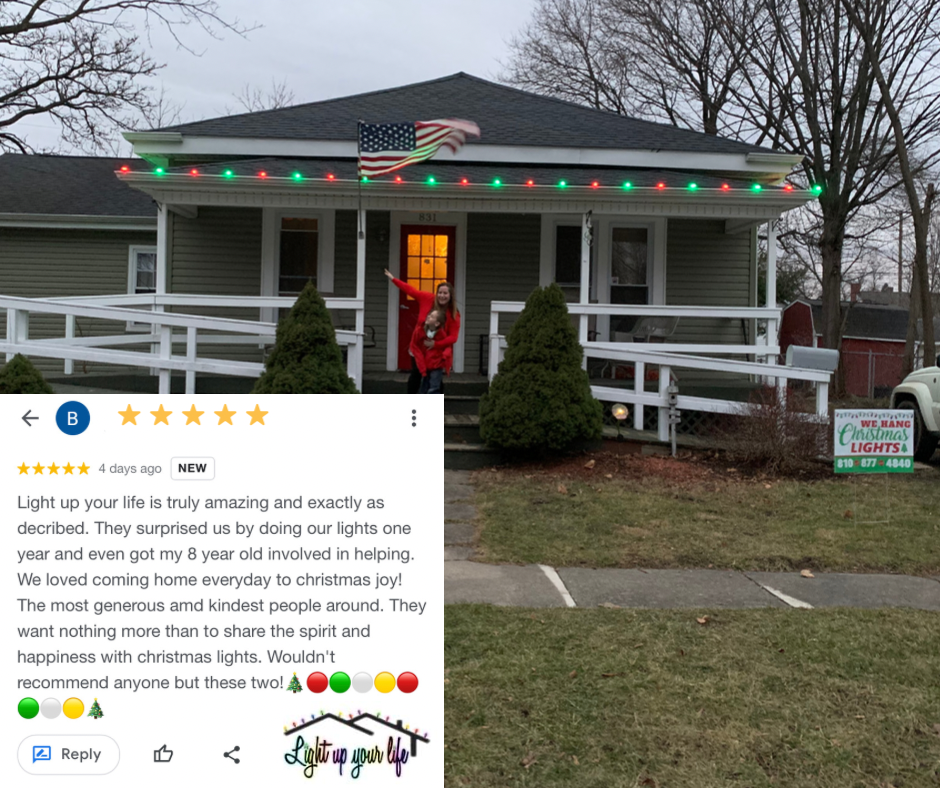 Christmas Light Installation