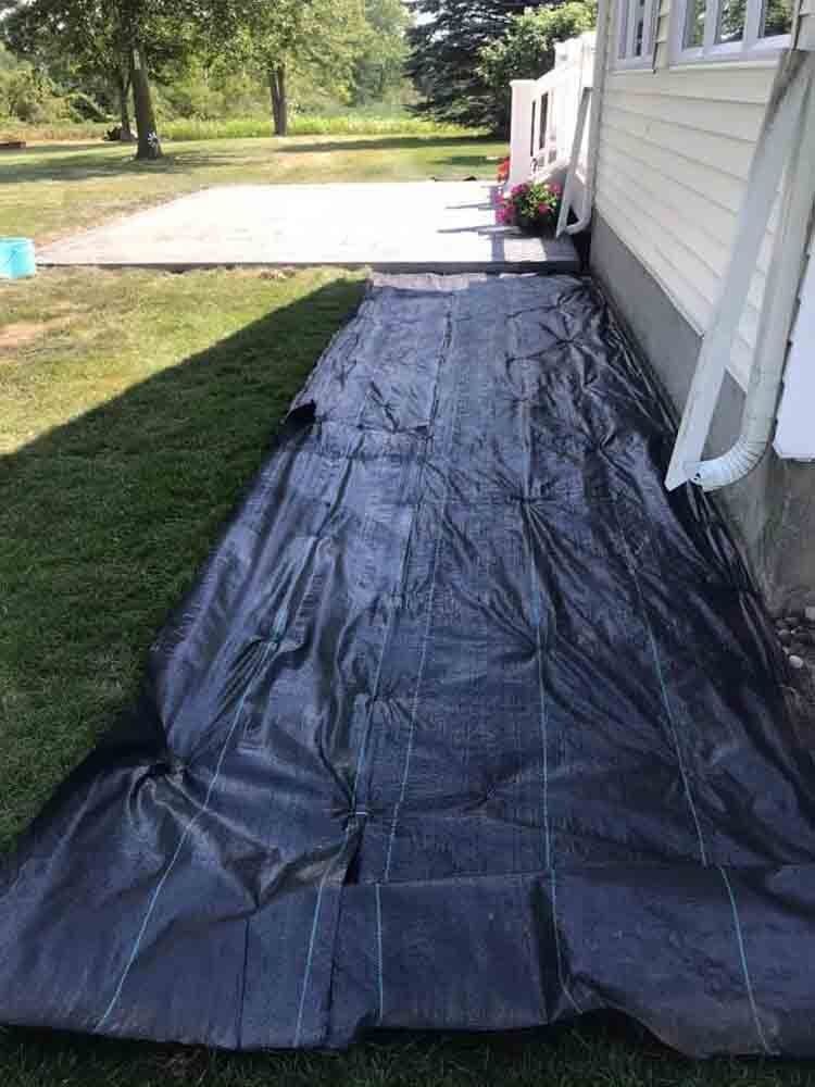 Mulch and Rock Installation