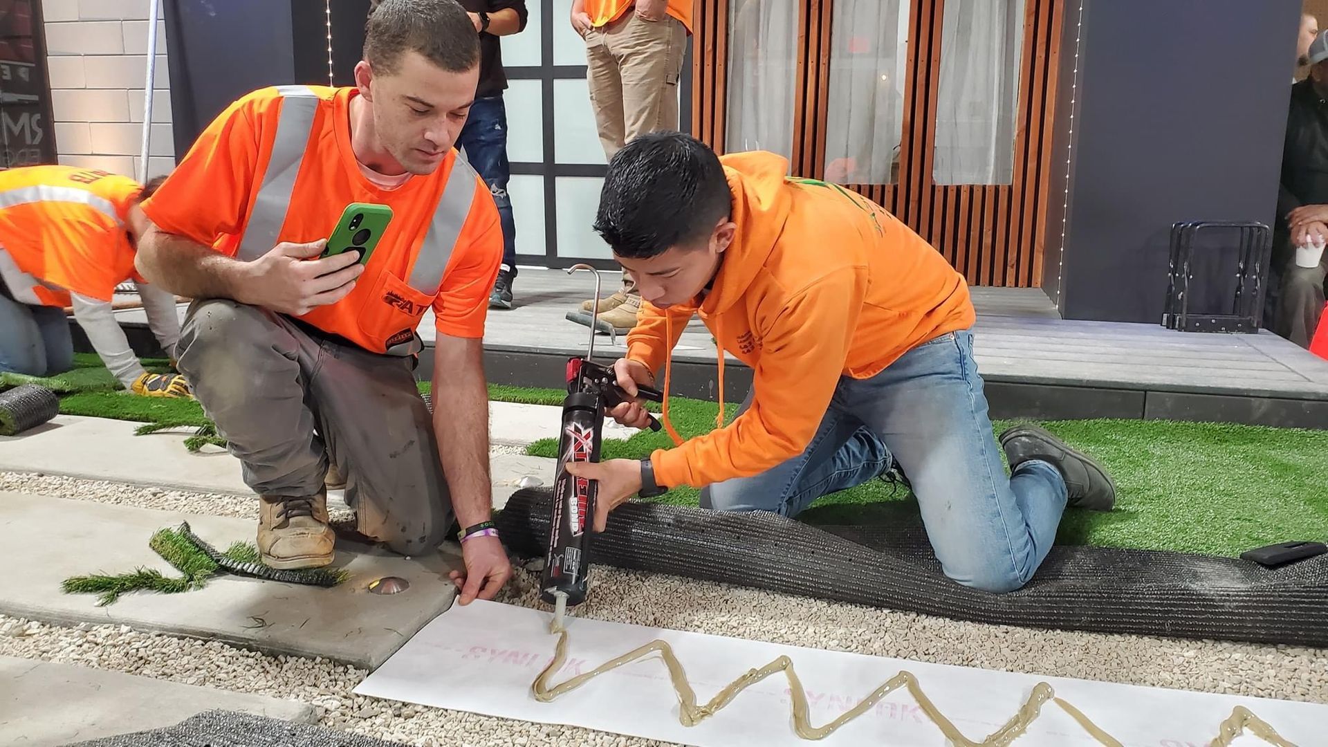 Lawn Regrading and Sod Installation