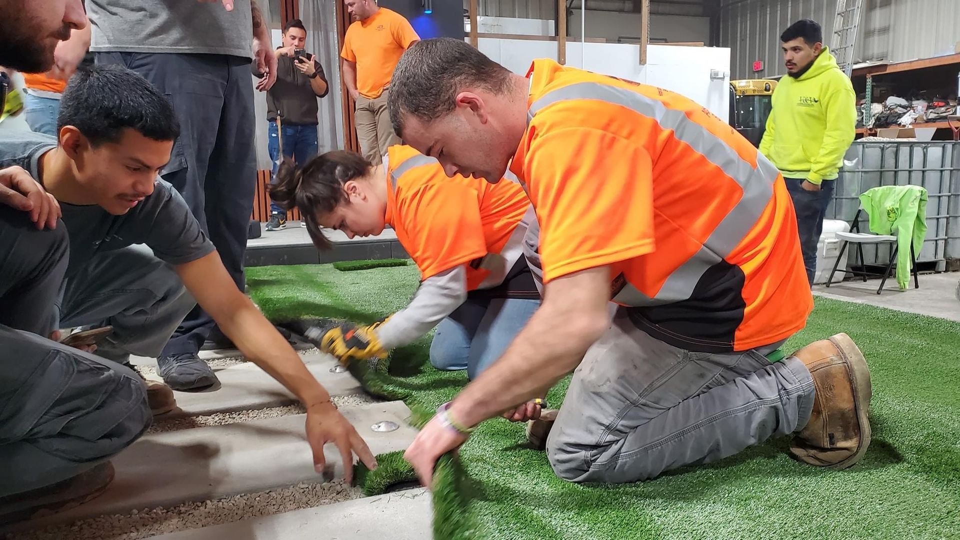 Lawn Regrading and Sod Installation