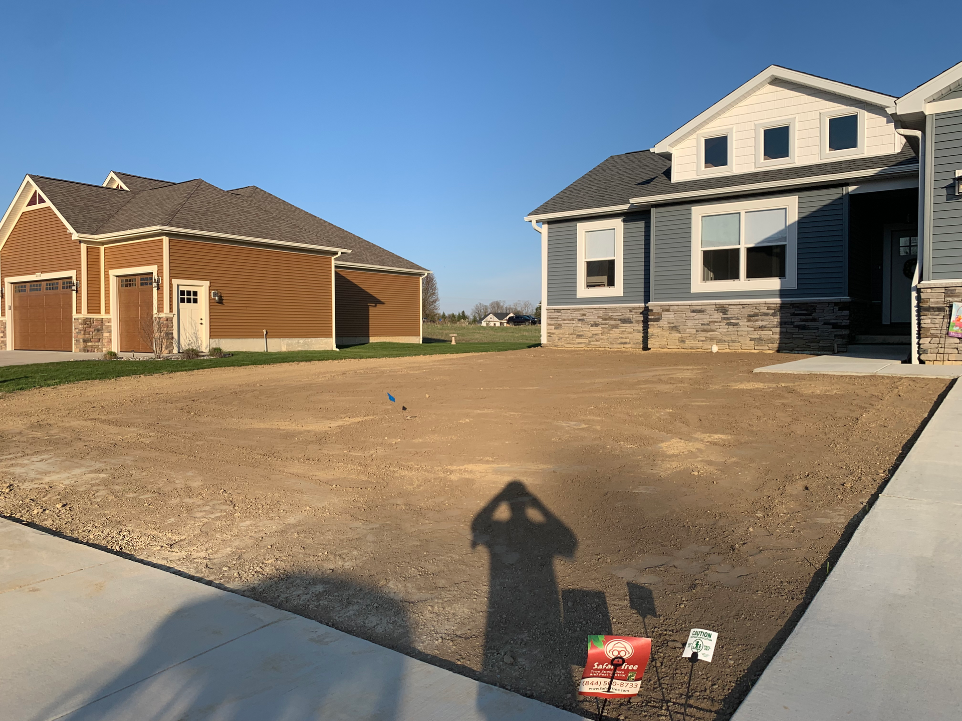 Lawn Regrading and Sod Installation