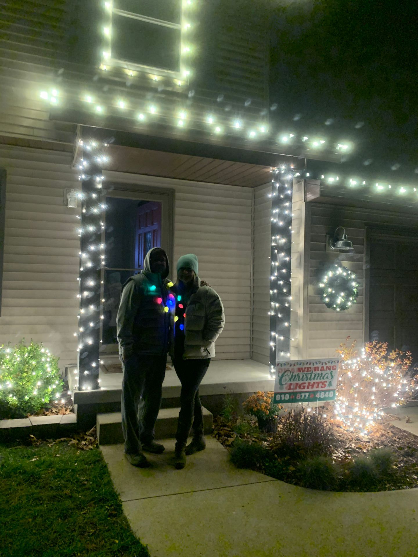 Christmas Light Installation