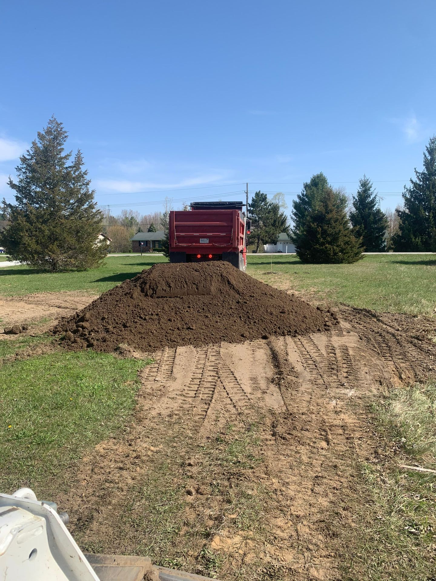 Lawn Regrading and Sod Installation