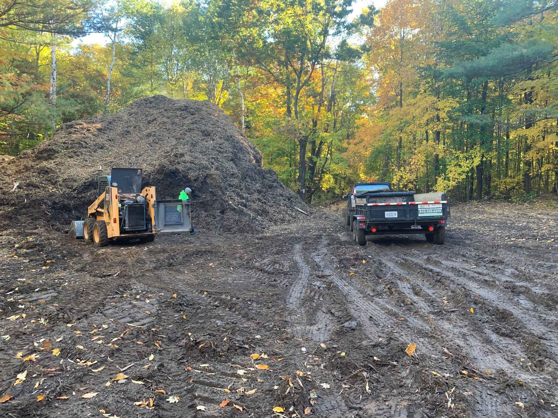 Mulch and Rock Installation